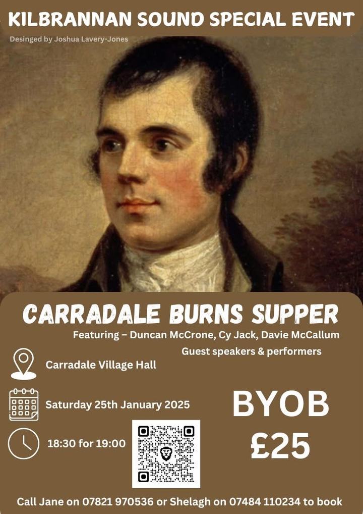 CARRADALE BURNS SUPPER