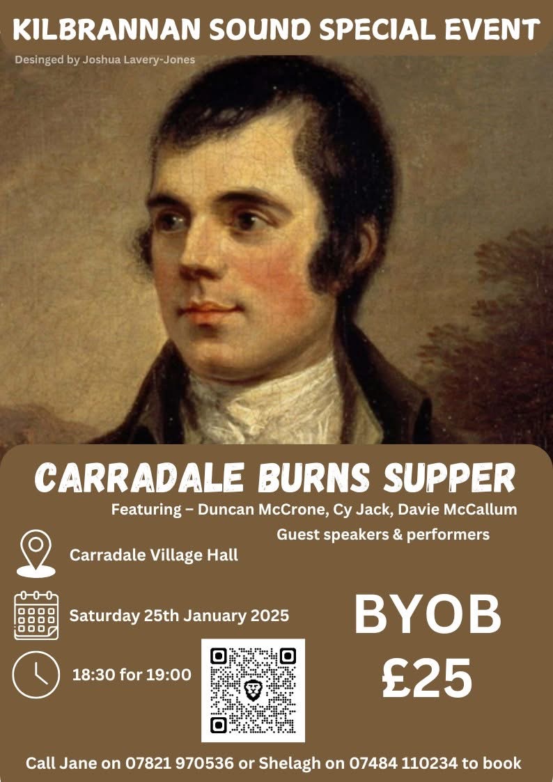 CARRADALE BURNS SUPPER